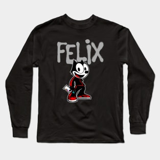 FELIX GRAFFITI - 4 dark tees Long Sleeve T-Shirt